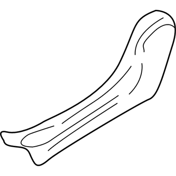 Hyundai 88285-2D000-LT Cover-Shield Front Seat Outer, RH