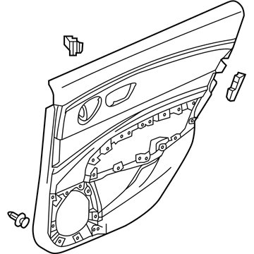 Acura 83501-TY2-A23ZD Lining, Right Front (Type Z)