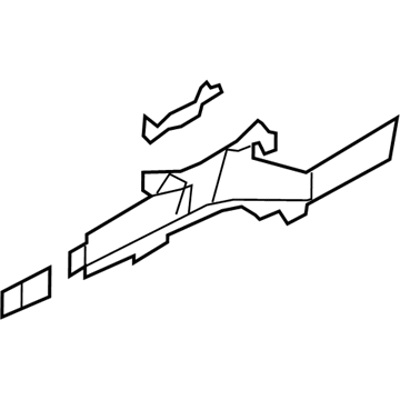 Infiniti 75130-1BA0A Plate-Closing, Front Side Member RH