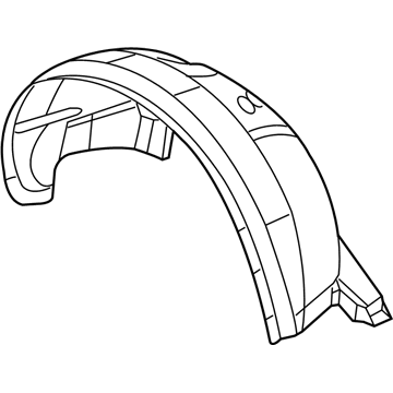 Mopar 55157170AD Shield-Front Fender