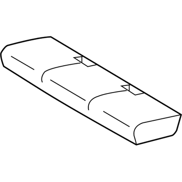 Mopar 5134614AA Rear Seat Cushion Three Passenger