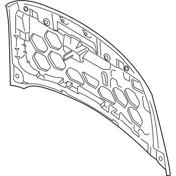 Ford EJ7Z-16612-A Hood