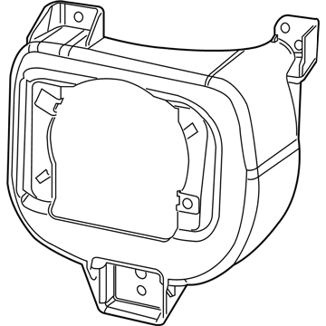 Mopar 68438852AA Bracket-Fog Lamp