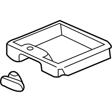 Lexus 71750-50020 Tray Assy, Front Seat Under