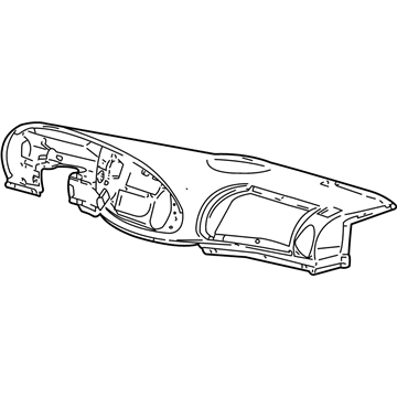 Ford XC2Z1504320AAB Instrument Panel