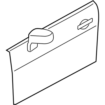Nissan 80153-EL030 Panel-Front Door, Outer LH