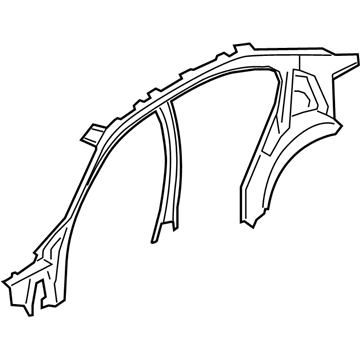 BMW 41-21-7-297-927 Left Interior Side Frame