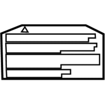 Lexus 11285-31010 Label, Coolant System Notice