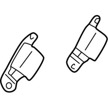 Lexus 89833-50010 Sensor, Air Bag, Rear RH