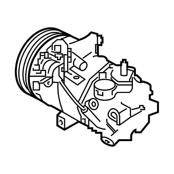 Nissan 92600-6LX0A COMPRESSOR-AIR CONDITIONER