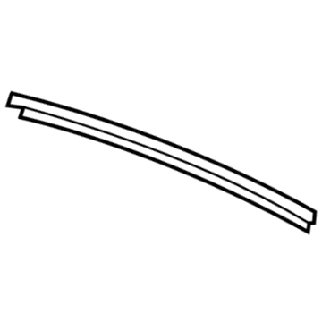 BMW 51-35-7-177-957 Window Guide Web Cover Left
