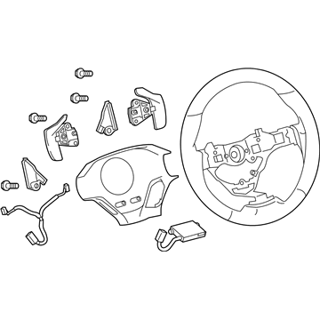 Lexus 45100-30C20-C0 Steering Wheel Assembly