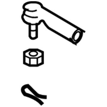 Infiniti 48640-7S025 Socket Kit-Tie Rod, Outer RH