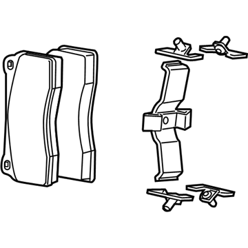 Mopar 5093291AB Disc Brake Pad Kit