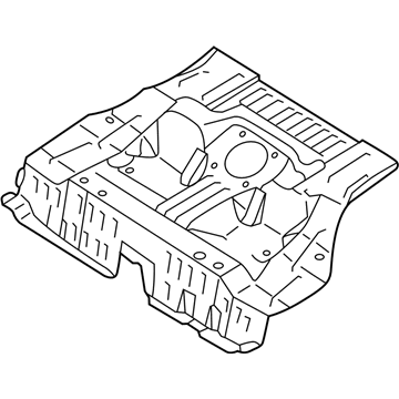 Nissan 74512-9E030 Floor-Rear, Front