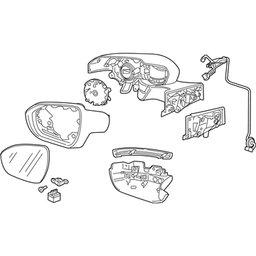 GM 42690696 Mirror Assembly