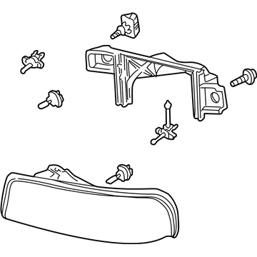 GM 16526134 Capsule/Headlamp/Fog Lamp Headlamp