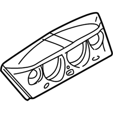 BMW 51-45-7-004-052 Instruments Combination Covering