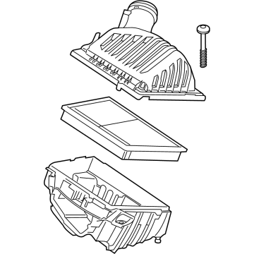 BMW 13-71-8-655-835 INTAKE MUFFLER