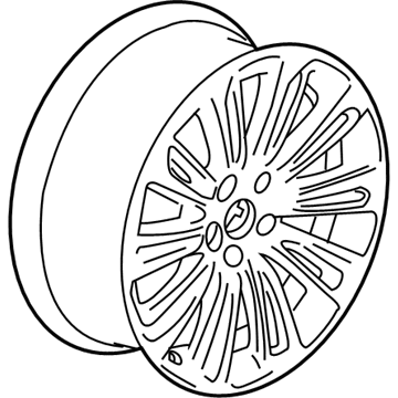 GM 22976143 Wheel, Alloy