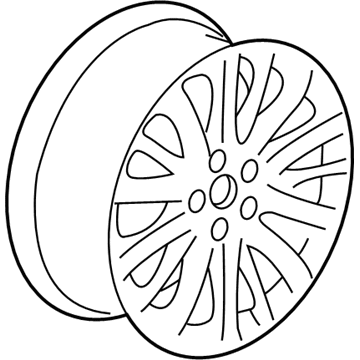 GM 84306076 Wheel, Alloy