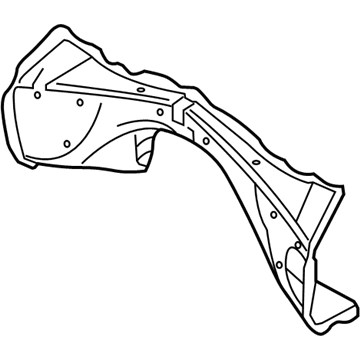 BMW 41-11-7-111-087 Supporting Strut, Front Wall Left