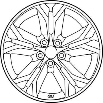 Toyota 4260D-08040 Wheel, Alloy