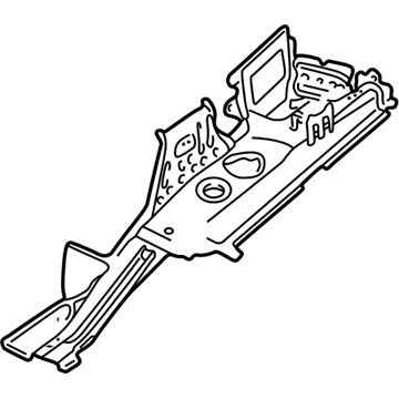 BMW 41-11-7-002-462 Rear Axle Support, Upper Part Right