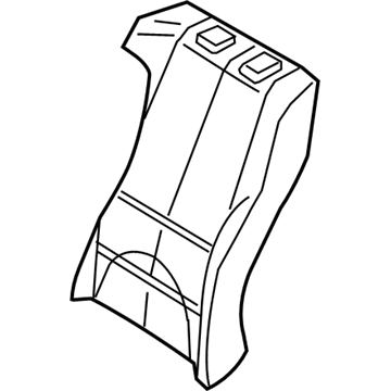 BMW 52-10-3-410-036 Backrest Upholstery