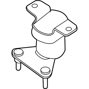 Nissan 11320-ZZ50B Engine Mounting Insulator, Rear