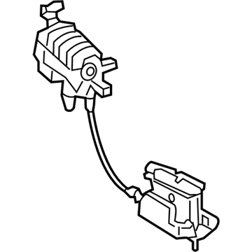 Hyundai 81230-3Z000 Tailgate Latch Lock Actuator Rear Trunk Lid