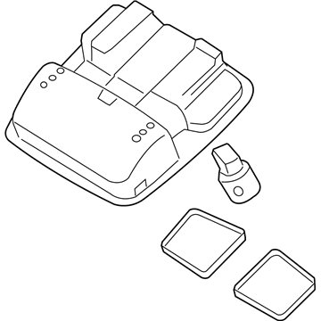 Hyundai 92800-1E201-QS Overhead Console Lamp Assembly