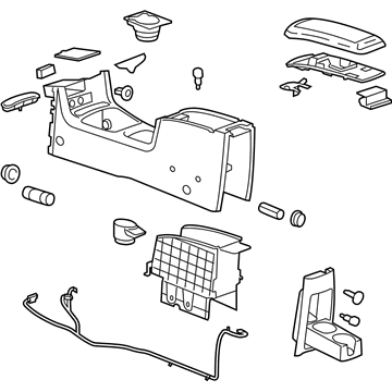 GM 15278668 CONSOLE, Floor Console