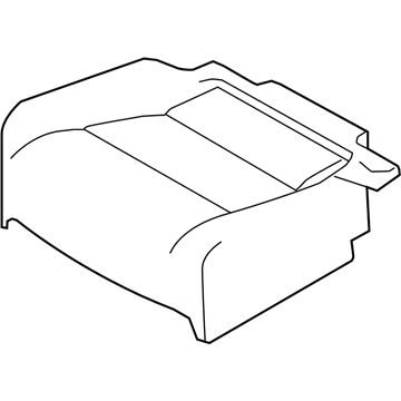 Infiniti 88300-5NB0A Cushion Assy-Rear Seat, RH
