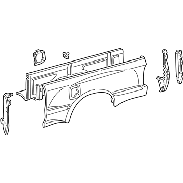 Toyota 65500-04050 Side Panel