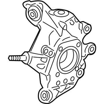 Acura 52215-TZ3-A11 Knuckle Complete Left, Rear