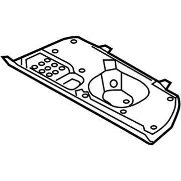 Kia 97285C6000BGG Cover Assembly-Under, RH