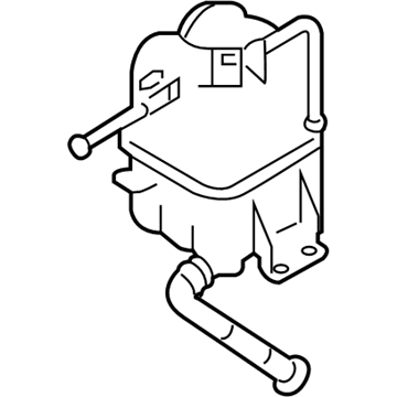 Nissan 21710-EZ40A Tank Assy-Radiator Reservoir