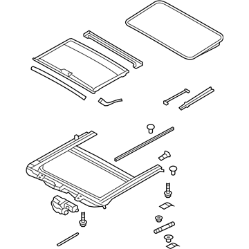 Hyundai 81600-2M010-9P Sunroof Assembly