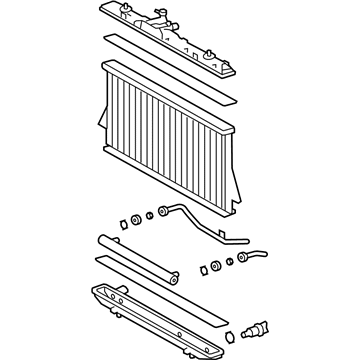 Toyota 16410-AZ054 Radiator Assembly