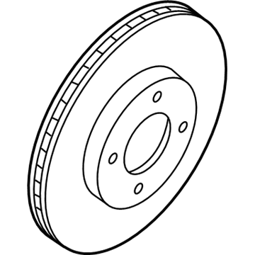 Nissan 40206-ET02C Rotor-Disc Brake, Front