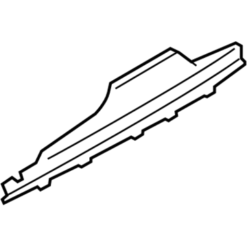 BMW 51-12-8-054-289 Reinforcement, Bumper, Rear Bottom