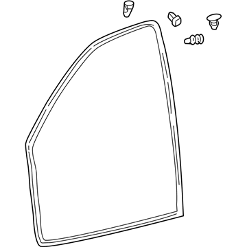 Toyota 67861-52080 Door Weatherstrip