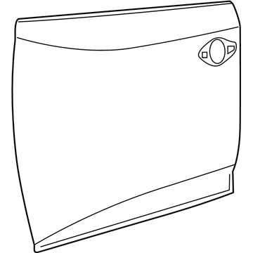 Nissan 80152-5AA0A Panel-Front Door, Outer RH