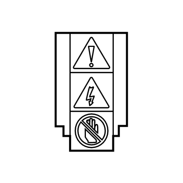 Toyota 82685-76020 Caution Label