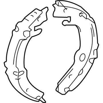 Toyota 46540-06030 Park Brake Shoes