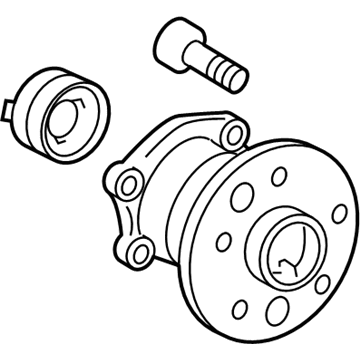 Lexus 42450-06110 Rear Axle Hub & Bearing Assembly