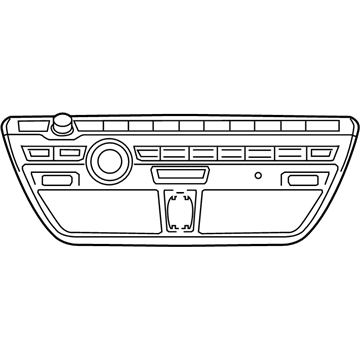 BMW 61-31-9-379-123 Radio And A/C Control Panel