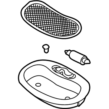 GM 96981055 Dome Lamp Assembly