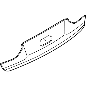 BMW 51-24-7-416-687 Trim, Tailgate, Bottom, Primed